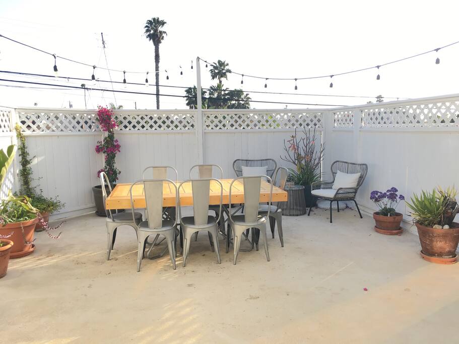 Your private patio