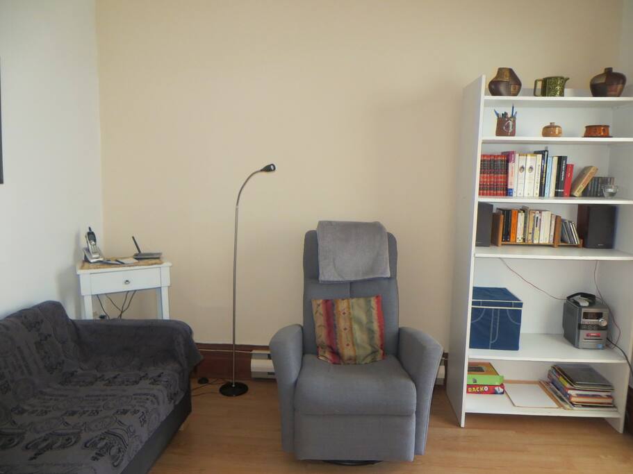 Petit salon, coin lecture
