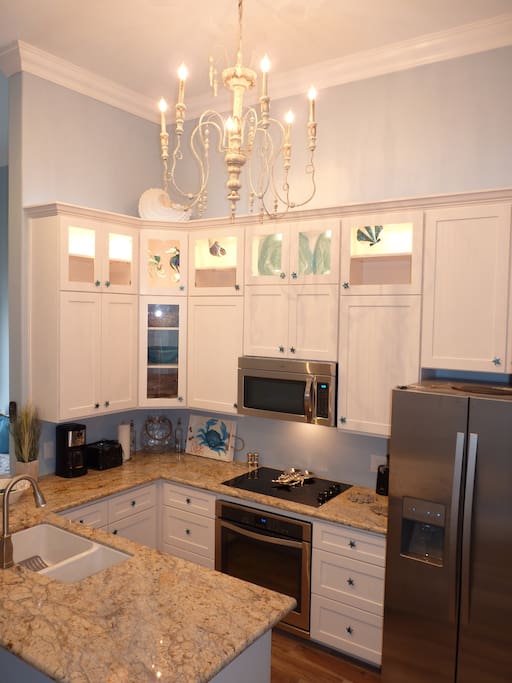 One of my favorites...the amazing kitchen chandelier...