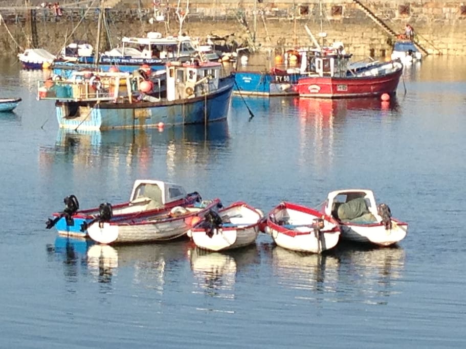 Boats in the harbour