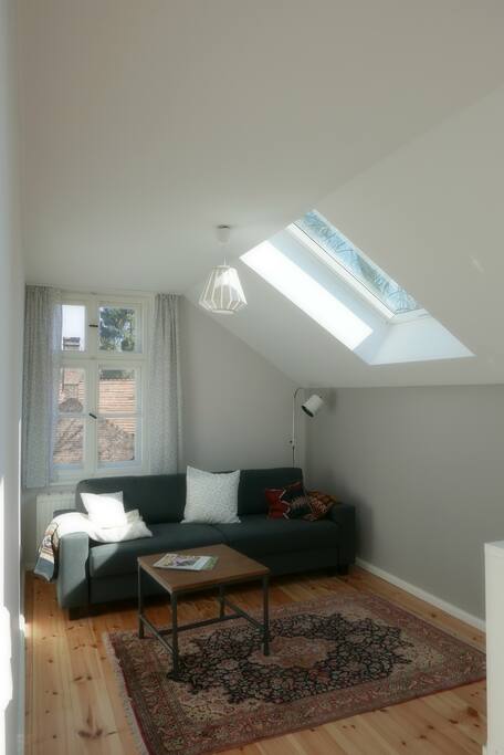 FW Graureiher - Wohnzimmer mit Schlafcouch