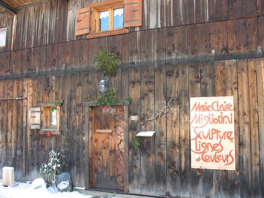 l'entrée de la maison