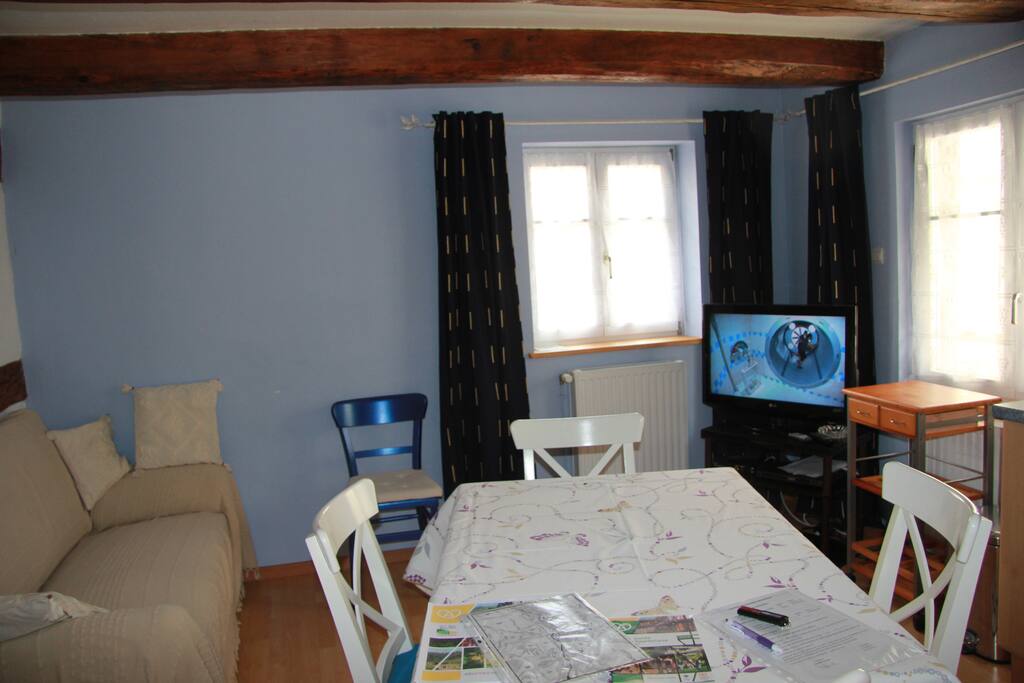 canapé et télé