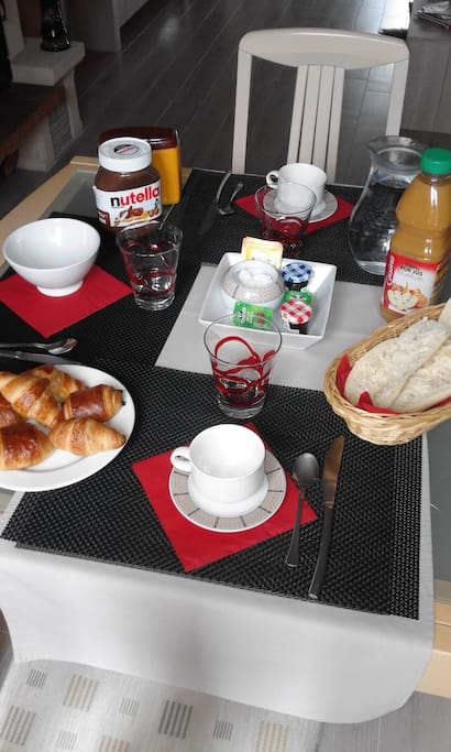 Petit-déjeuner inclus