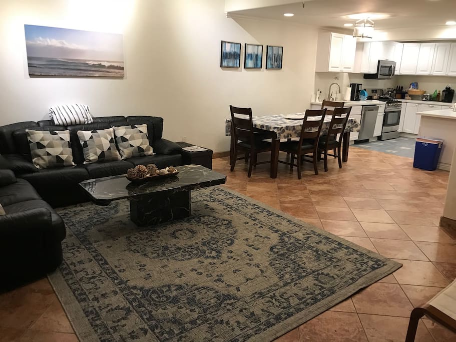 Living Room/Dining Room/Kitchen Area