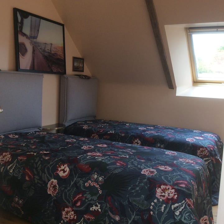 Chumba cha kulala n°2 Floor (vitanda 2 vya 90)