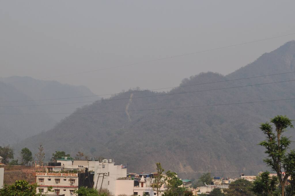 view from balcony