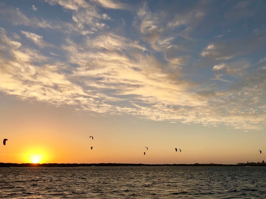 1km from The Pond, Safety Bay - Popular with kite surfers all over the world!