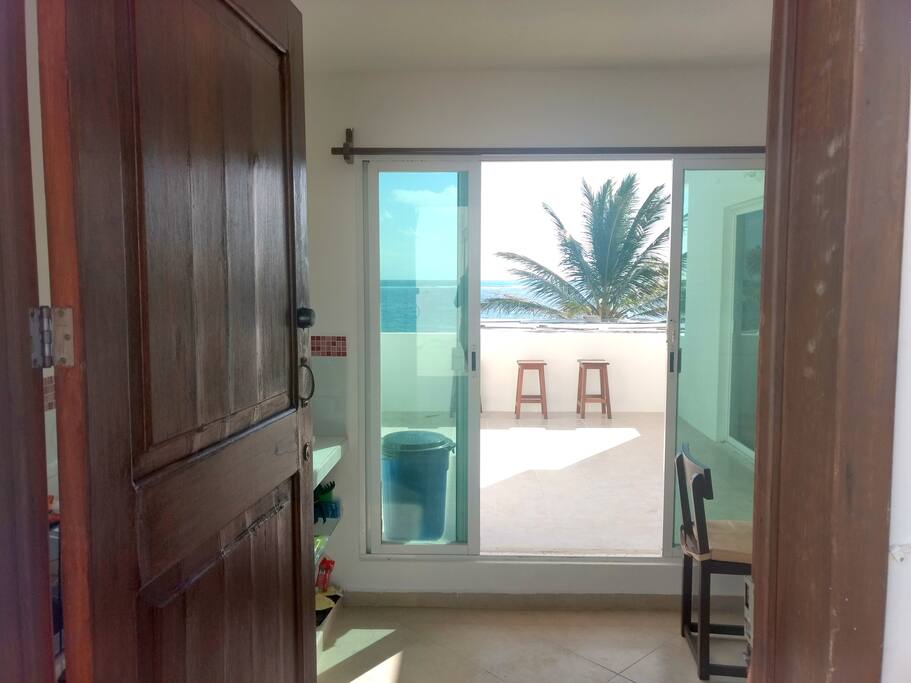 View from the entrance