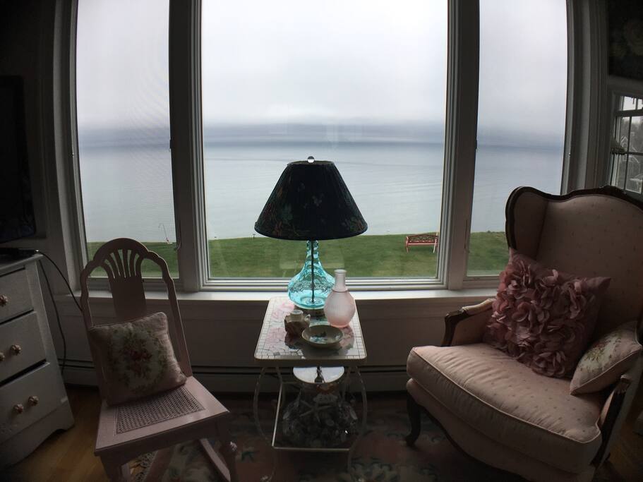 Sitting are view of Ocean
