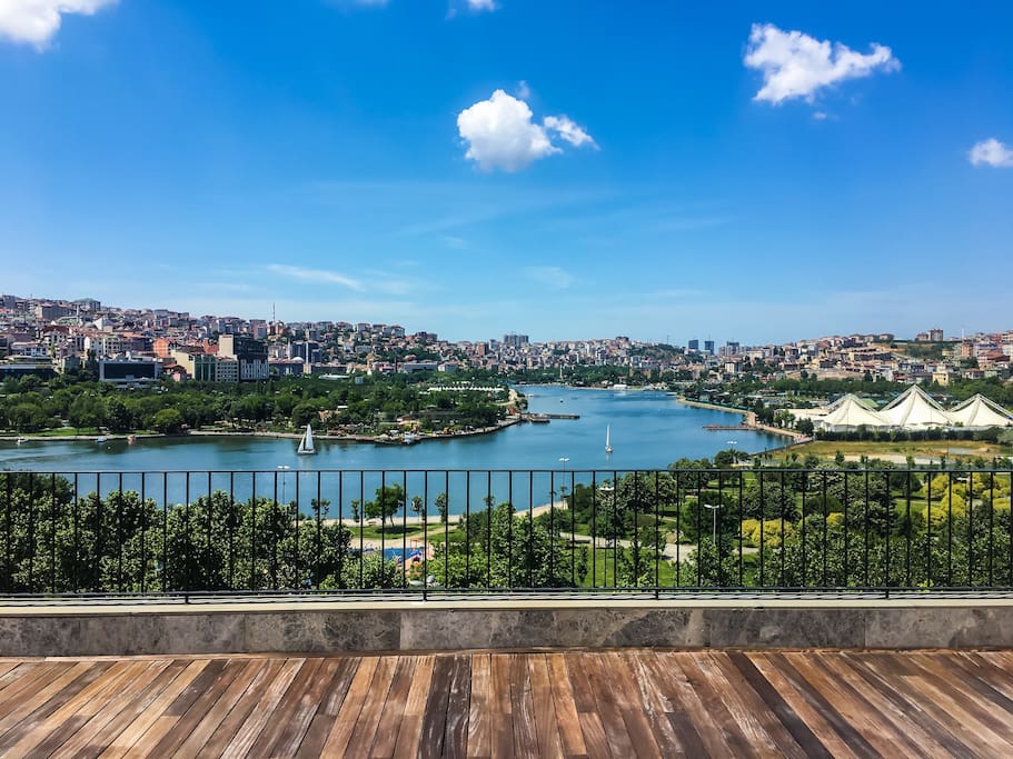 View of Golden Horn from terrace