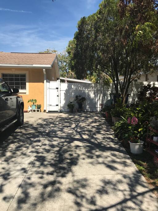 This is your parking spot. It is right in front of the room entrance.