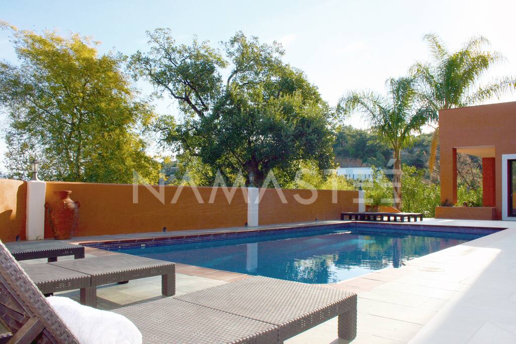 Relax time by the pool