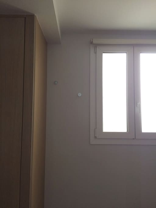 Closet and window