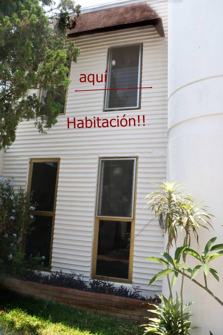 Habitación esta en el segundo piso