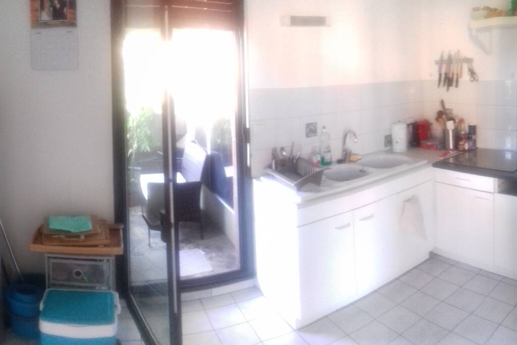 Accès au balcon
