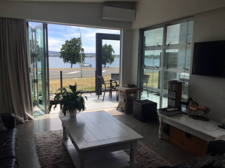 Lounge looking towards Lake