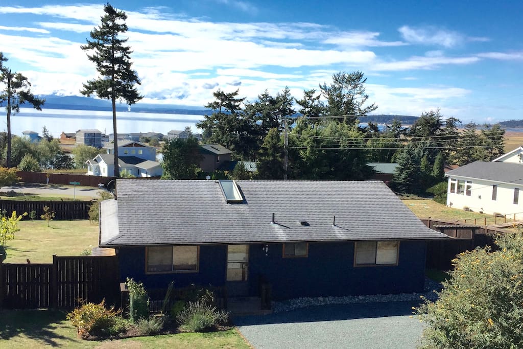 Byrd Cottage facing west towards Puget Sound.