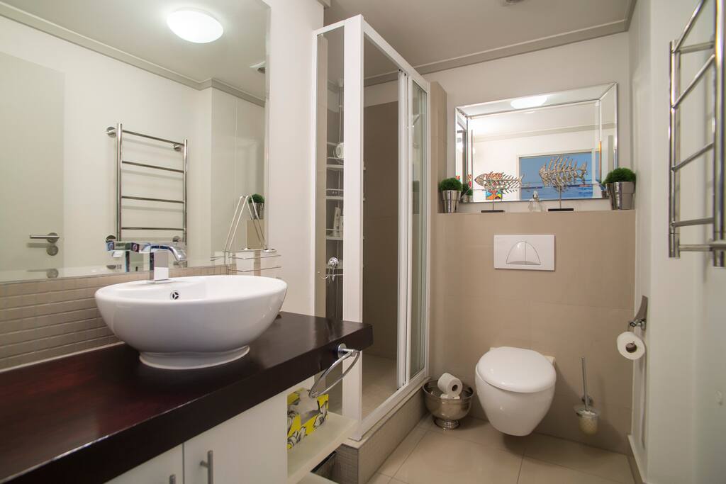 Bathroom with shower only