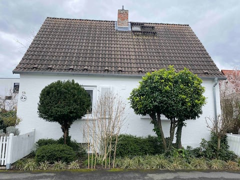 House with garden on the Hessian mountain road