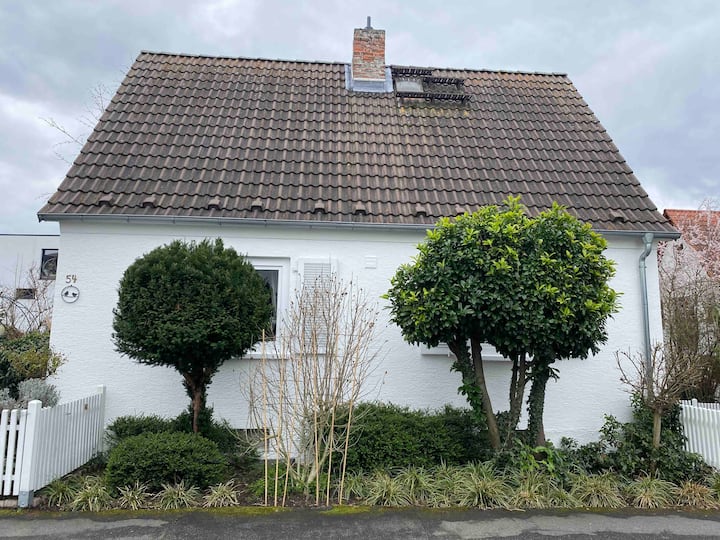 House with garden on the Hessian mountain road