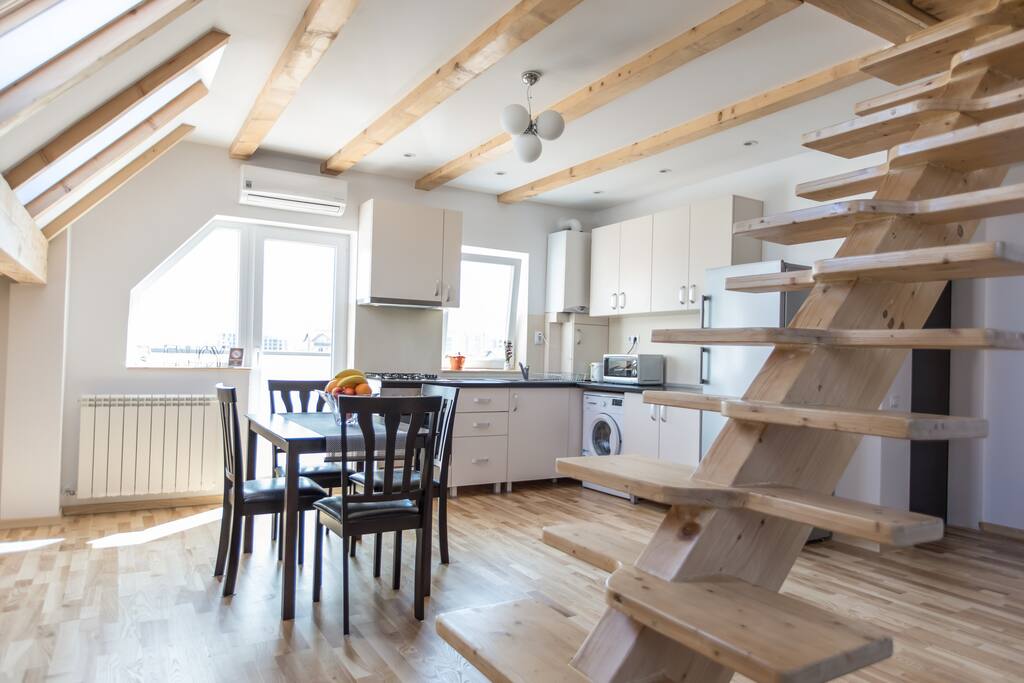 Kitchen and Dining Area