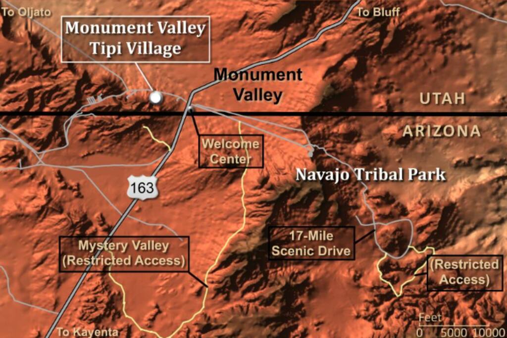 Monument Valley Map