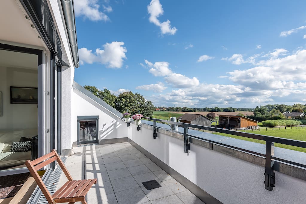 Stunning sunny terrace