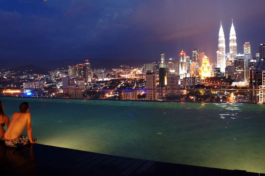 Infinity Swimming pool @37th floor, block A