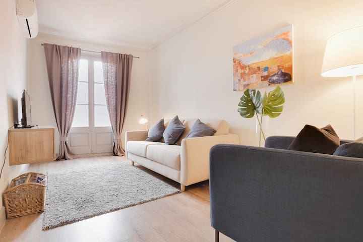 Lovely and Modern 3-Bed Apartment in Lesseps