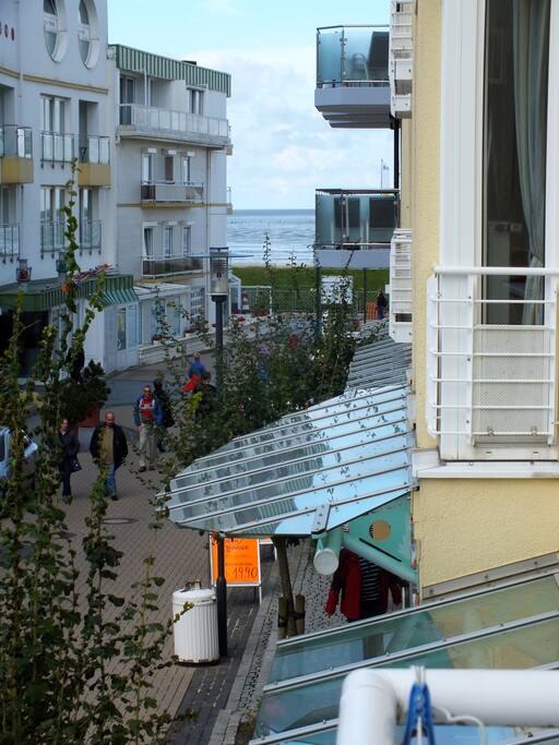 Aussicht vom Balkon