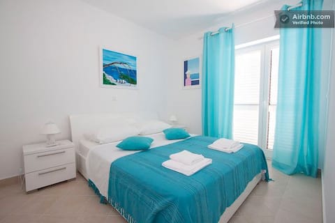 Blue apartment