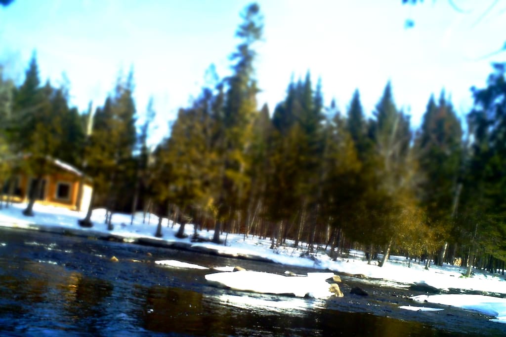 The lodge in the winter