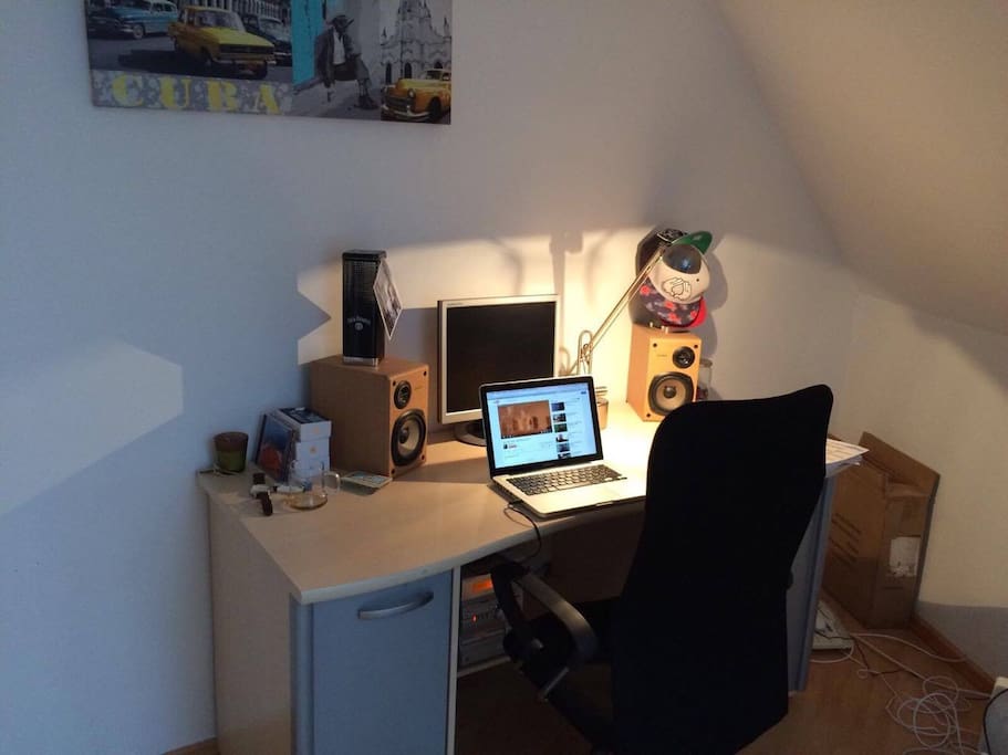 Desk in the room