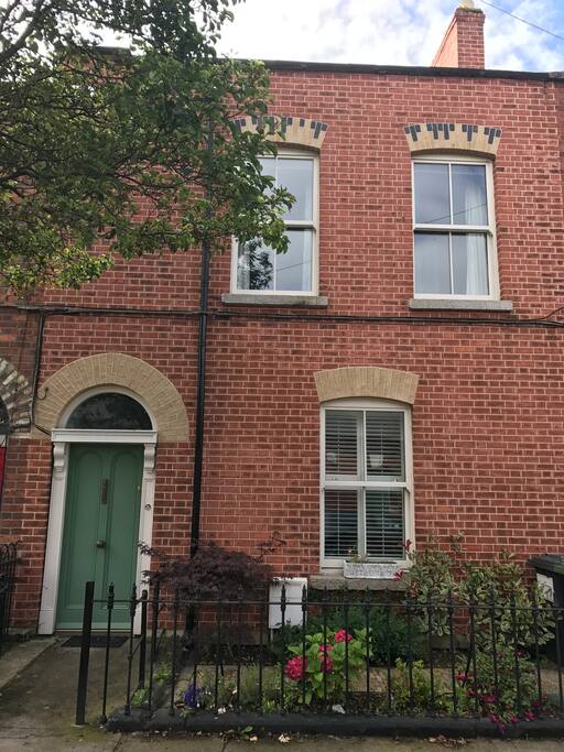 Beautifully repointed and restored facade of this house, originally built in 1883