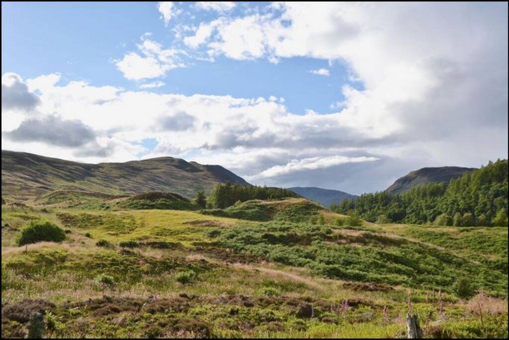Mountains on the doorstep. Well, only a few miles drive away......