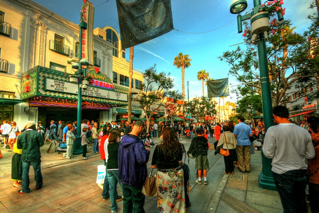 The third street promenade out the front door