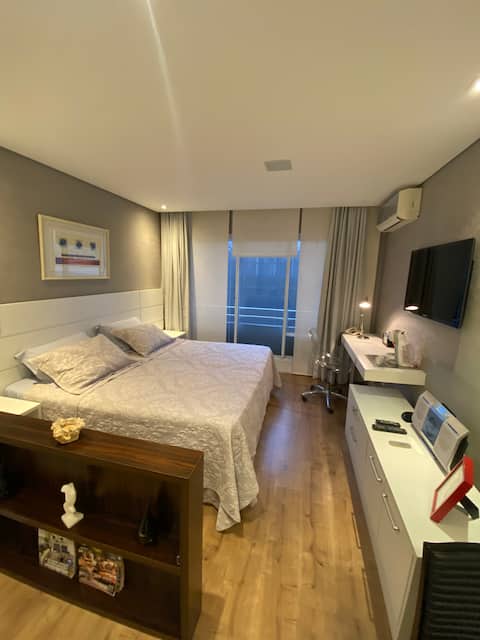 Top Airbnb: Loft in front of Allianz Parque with comfort. em Perdizes