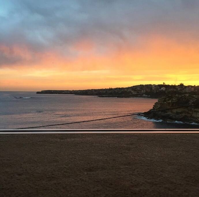 sunsets from the lounge room