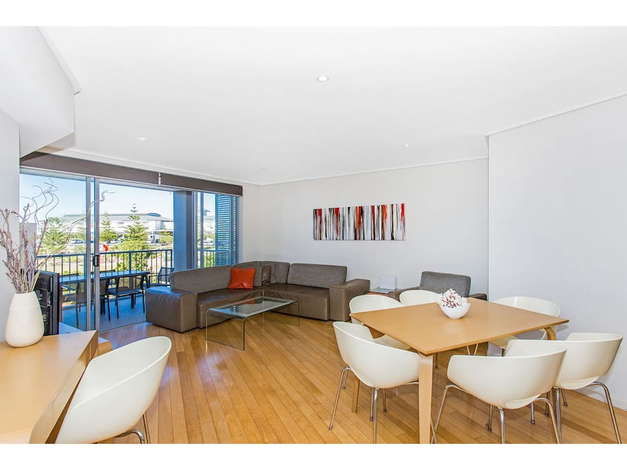 Lounge room and dining area