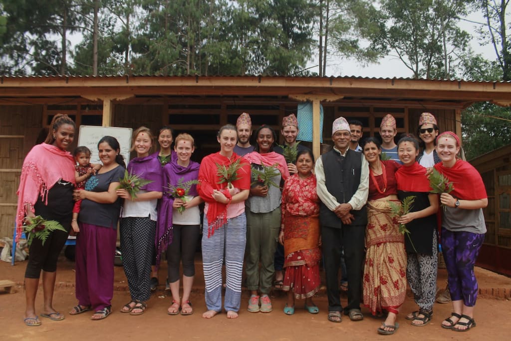 Guests welcome at the homestay