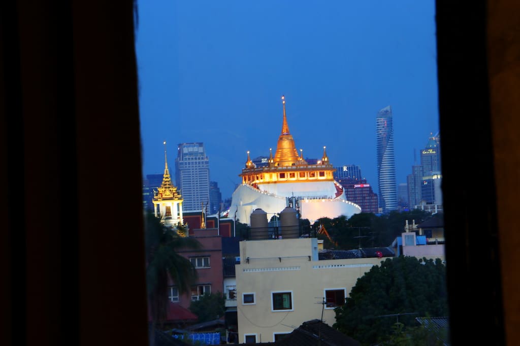 View of Golden Mountain Temple