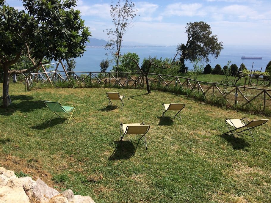 Sopra il Limoneto:
giardino