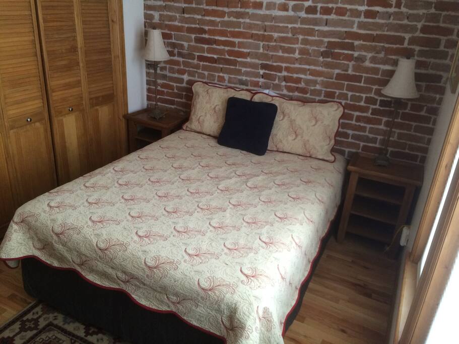 Bedroom #2 - Queen bed and large closet.