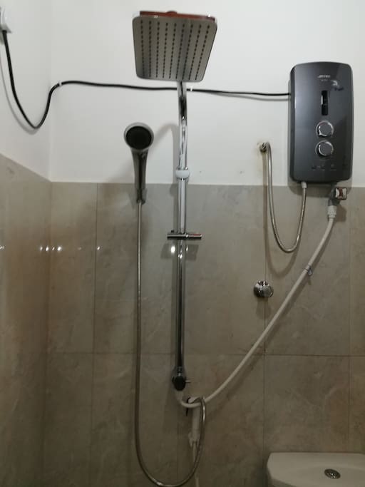Hot water showers