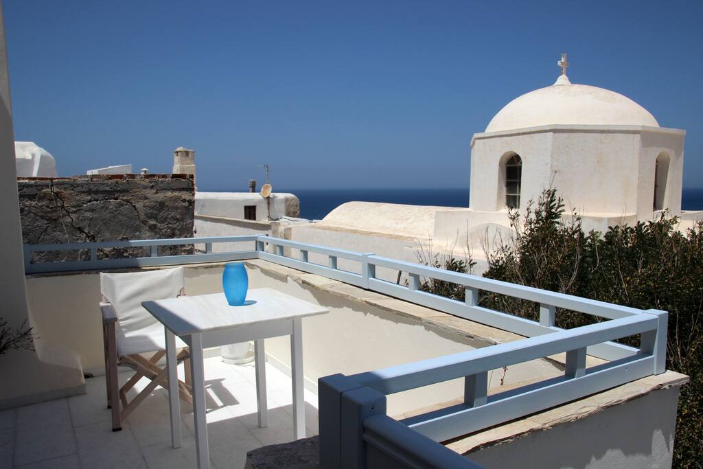 Private balcony with view