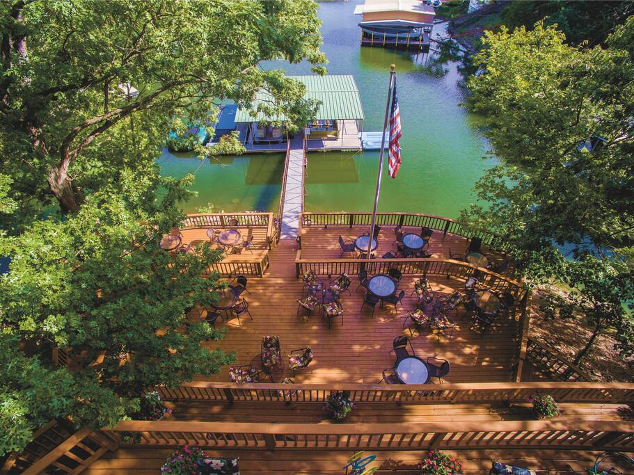 Exterior Lakefront deck