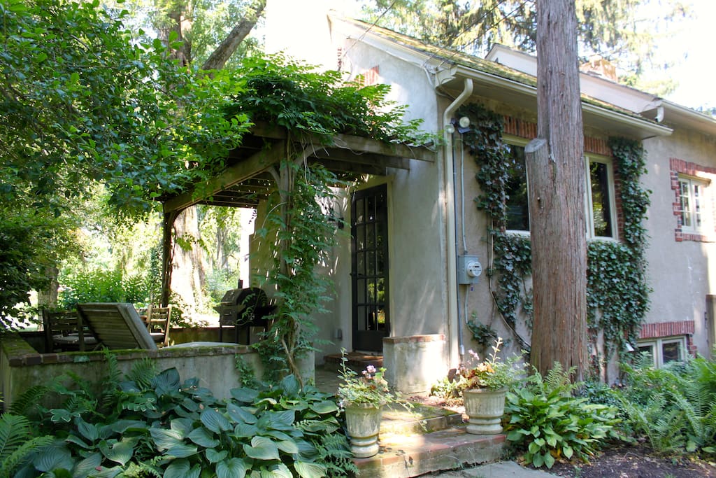 Side Door from private driveway