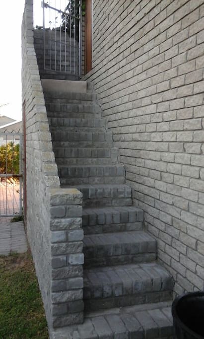 Stairs to flat