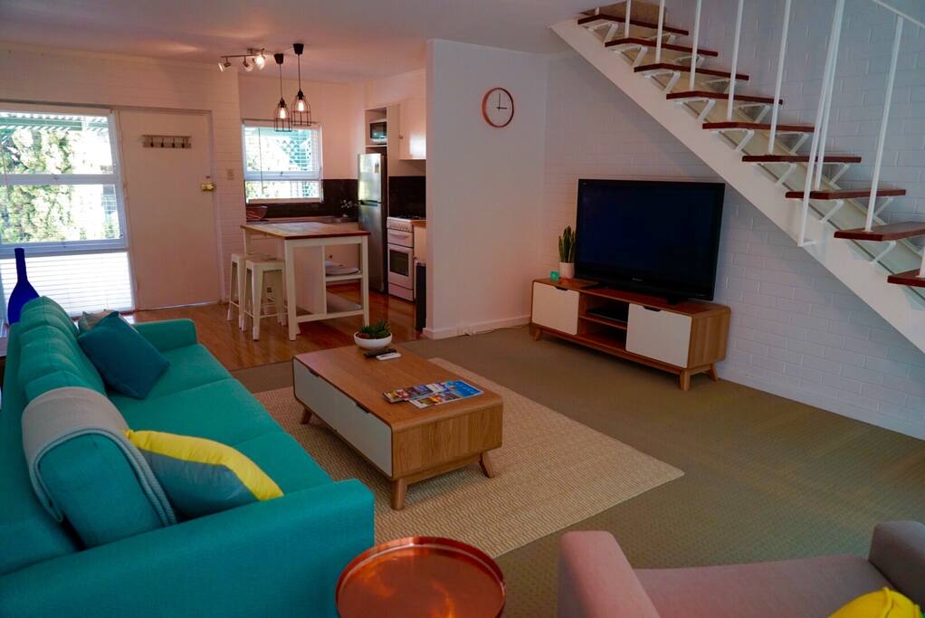 Open Plan living with modern fully appointed furnishings